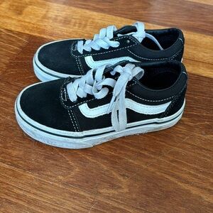 Black unisex vans